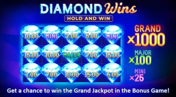 Ciesz się darmowymi spinami w grze Rich Diamonds: Hold and Win, dostępnej dzięki ofercie FortuneClock.