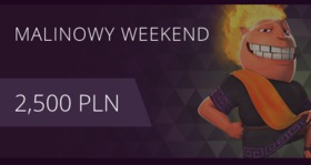 Weekendowa oferta w kasynie Malina: wpłać min. 20 euro i ciesz się dodatkowym bonusem.