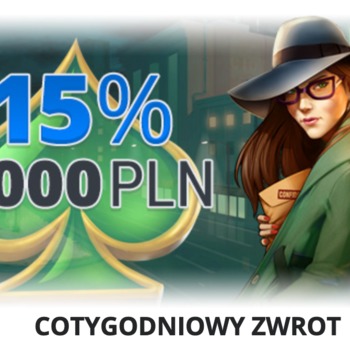 Zwrot gotówki 15% do 4000zł w EgoCasino